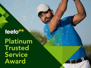 Hashtag Golf Travel Wins the 2025 Feefo Platinum Trusted Service Award