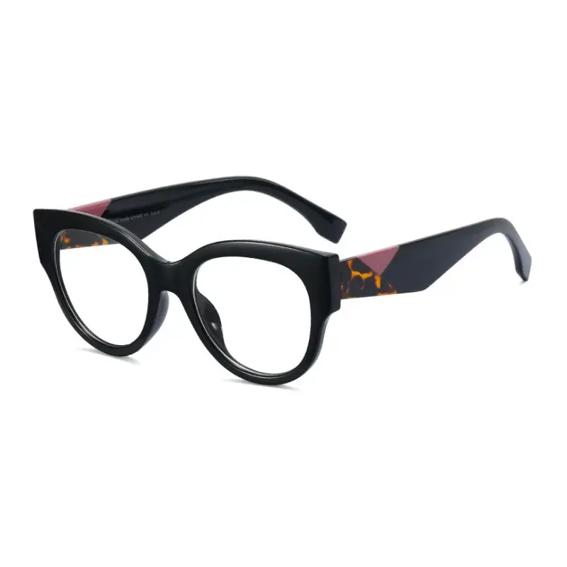 Thumbnail: SHAUNA Anti-Blue Light Fashion Mixed Colors Women Eyeglasses Frame