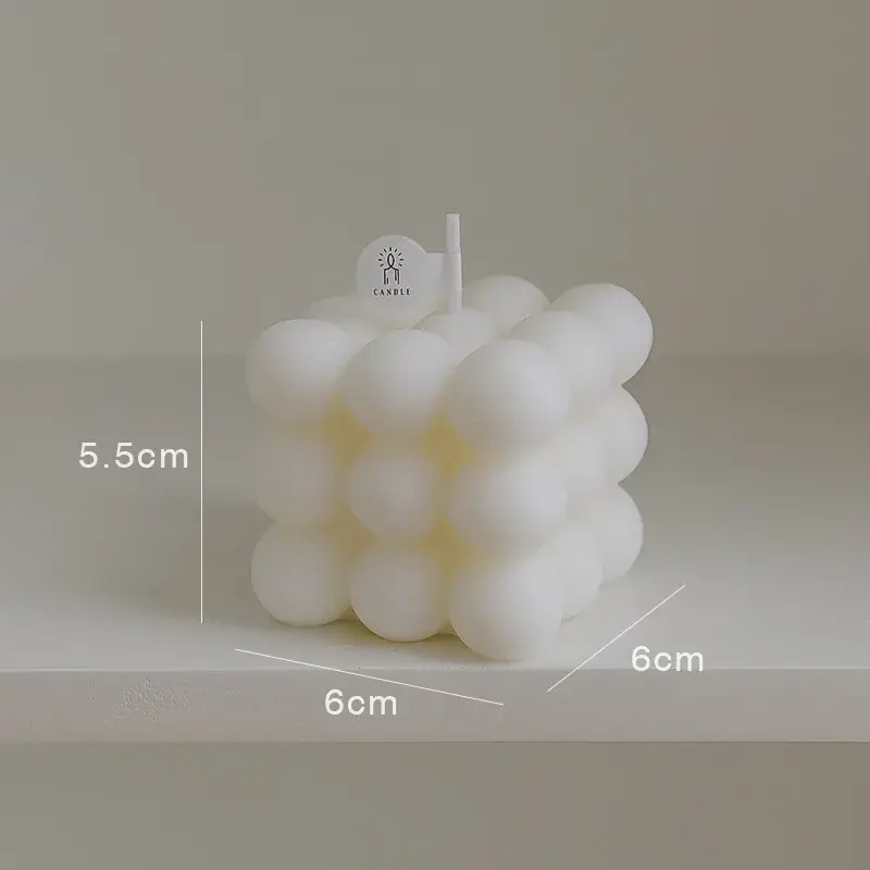 Thumbnail: Ins Style Bubble Cube Candle Handmade Scented Candle