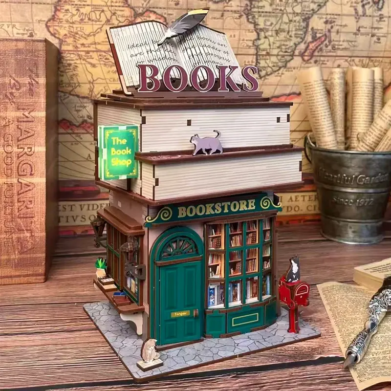 Thumbnail: DIY Wooden Book Nook Shelf Insert Kits