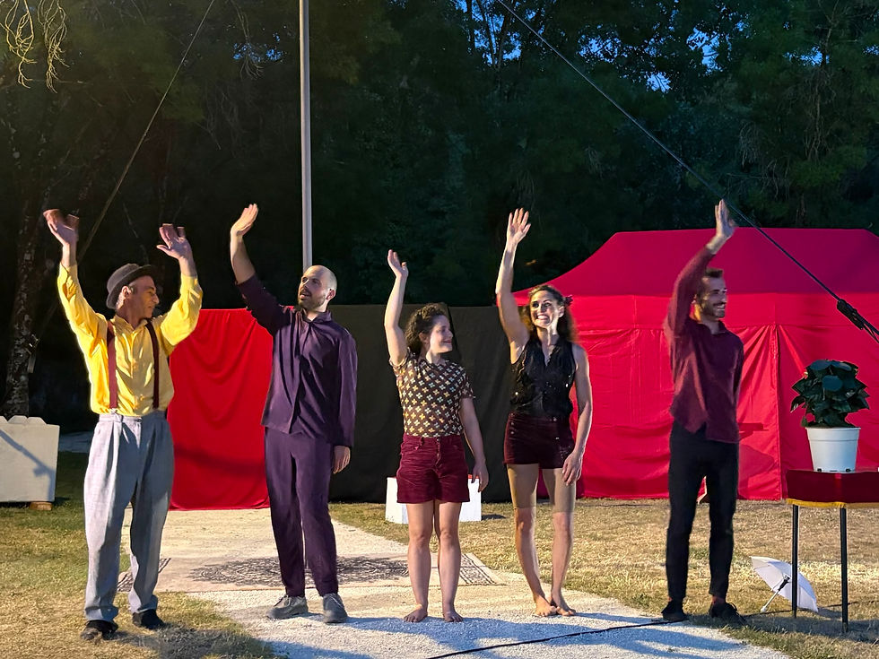 Retour en images de notre belle soirée Soirs Bleus avec la compagnie Cirkabaret