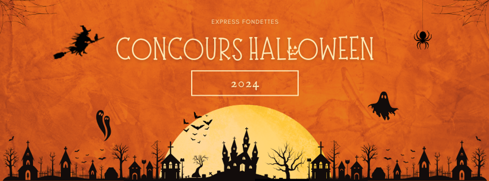 Couverture Facebook Soldes d’Halloween Silhouettes Orange.png