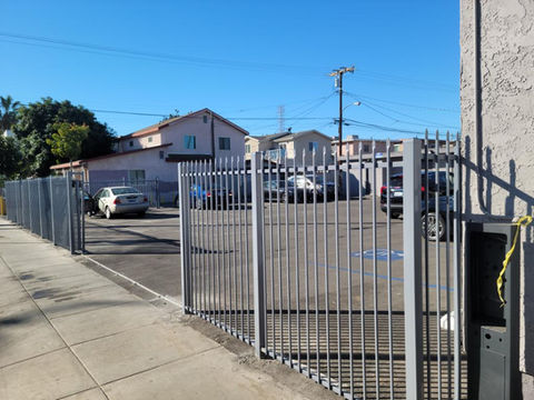 New fence installation