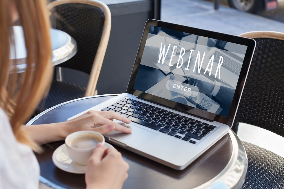 webinar online, internet education conce