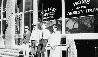 Post Office & Ankeny Times on SW Walnut_