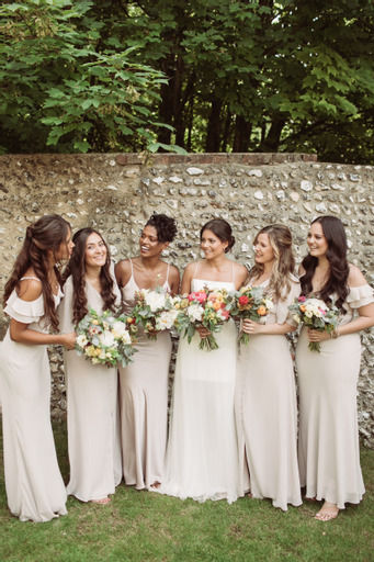 Thumbnail: Bridesmaid and Flower Girls