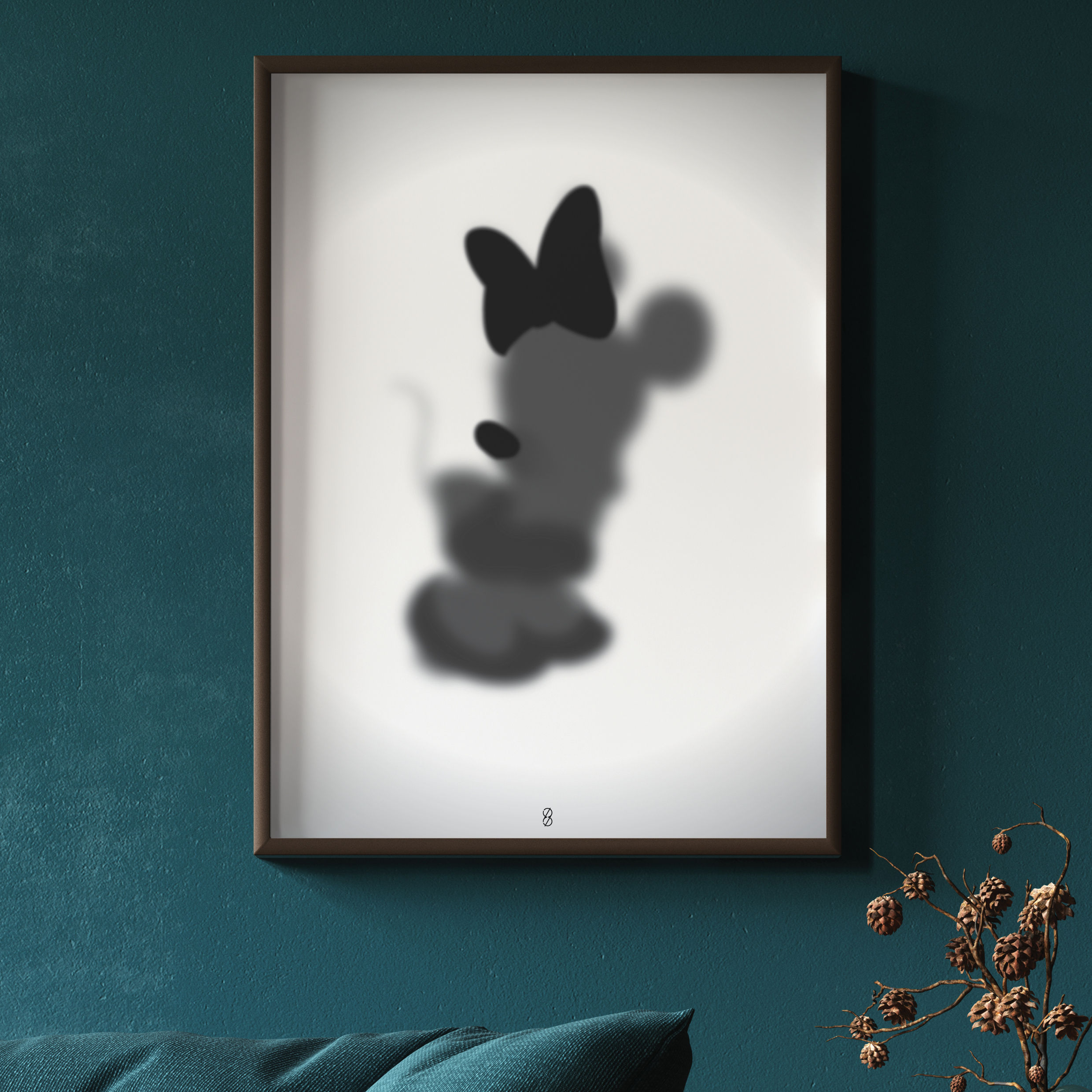 Minnie, Minimalist Wall Art Print