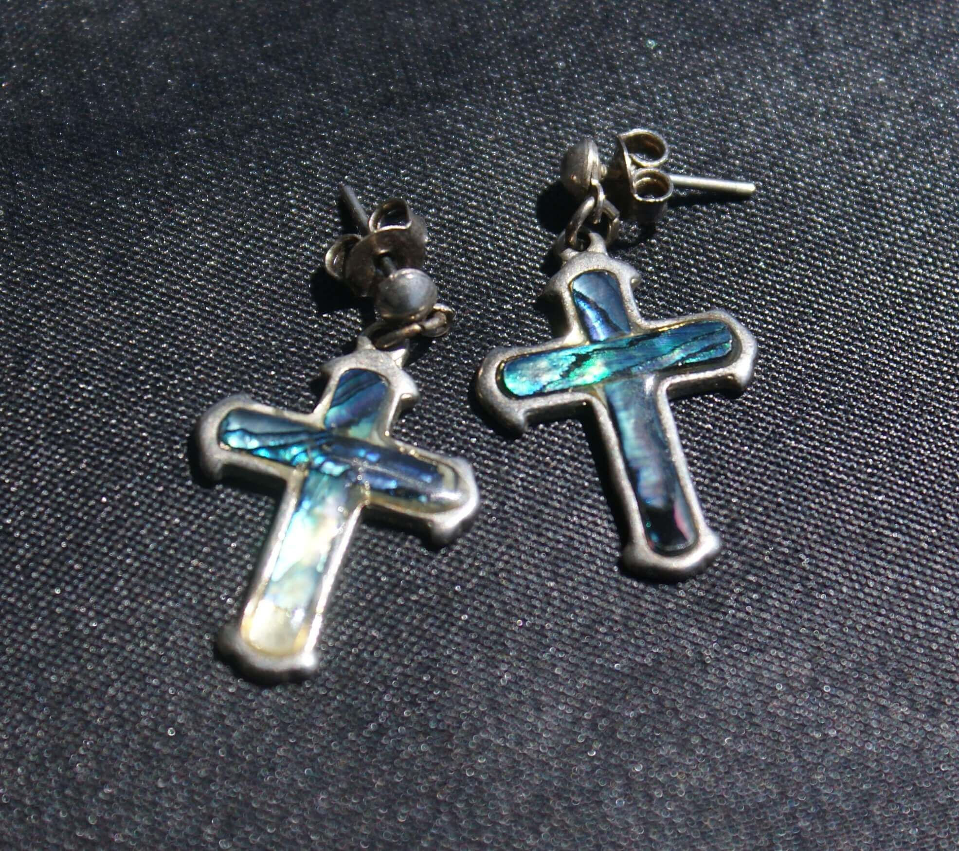 Kleine Kreuz-Ohrringe - Mayd in Germany Schmuck und Geschenke
