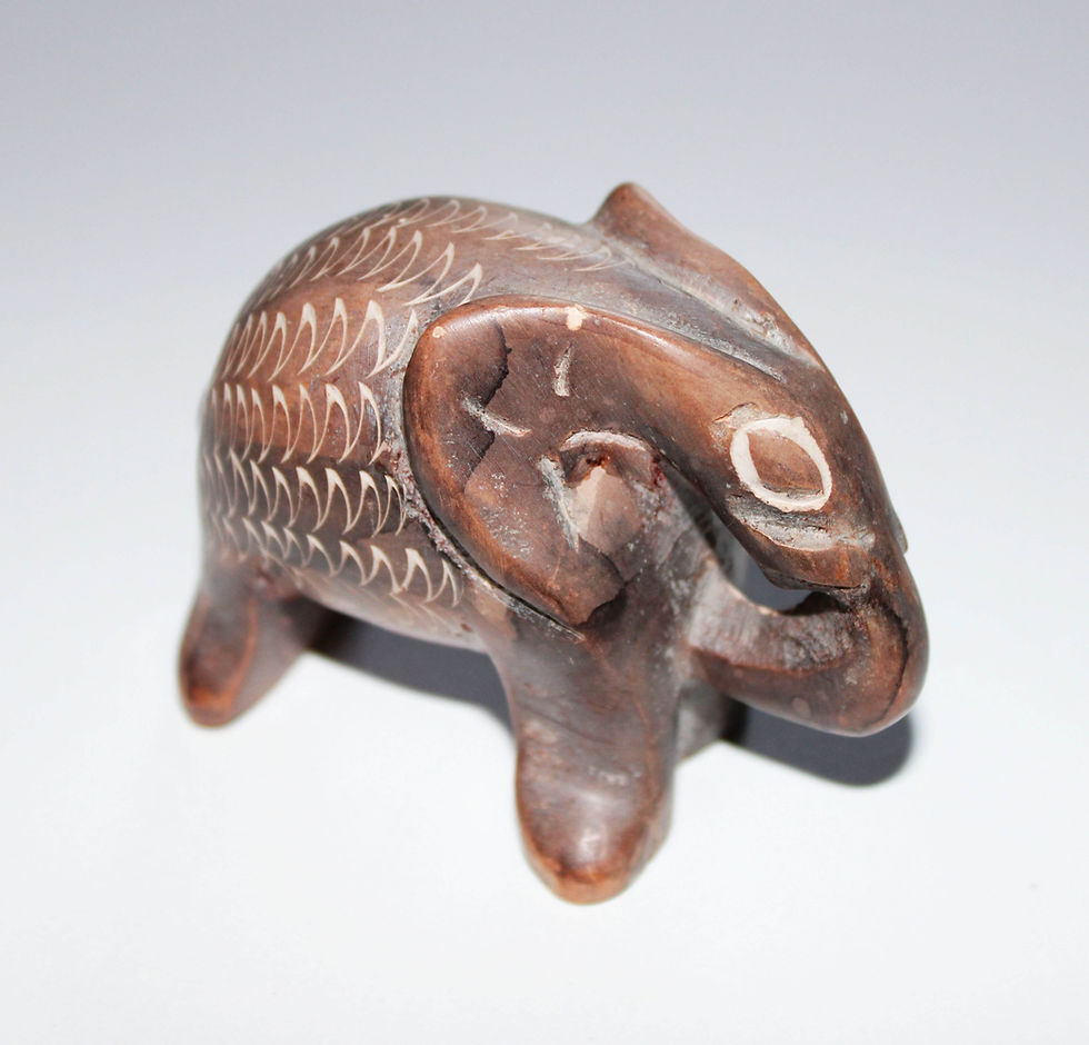 Miniaturbild: Elefantenfigur aus Speckstein - Mayd in Germany Schmuck und Geschenke