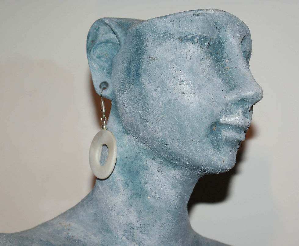 Miniaturbild: Perlmutt Ohrringe von Mayd in Germany Edelsteinschmuck