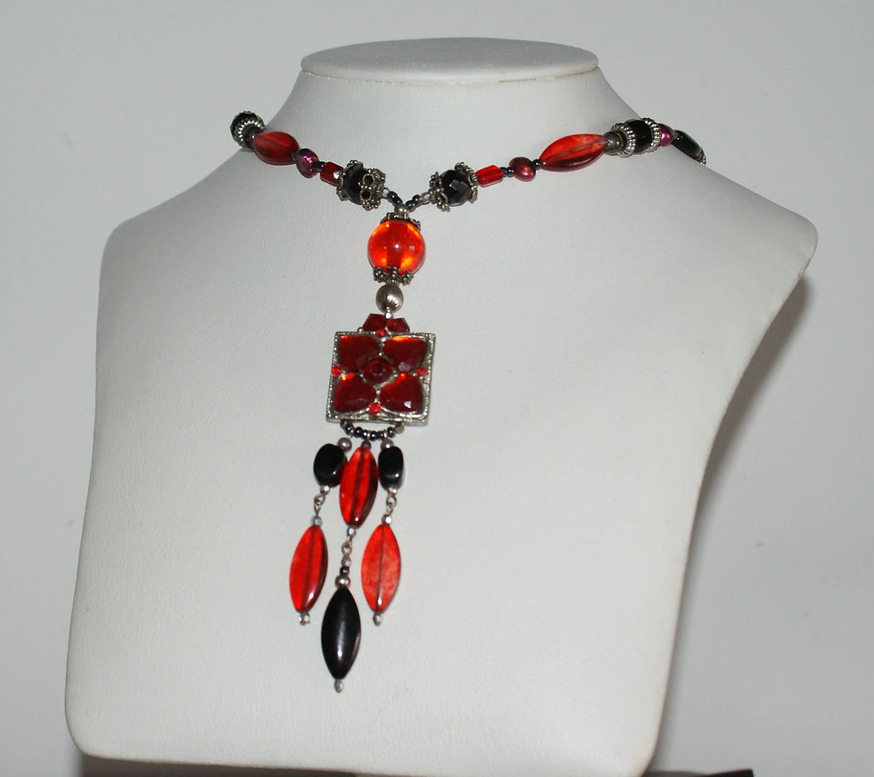 Boho-Style-Halskette von Mayd in Germany Edelsteinschmuck