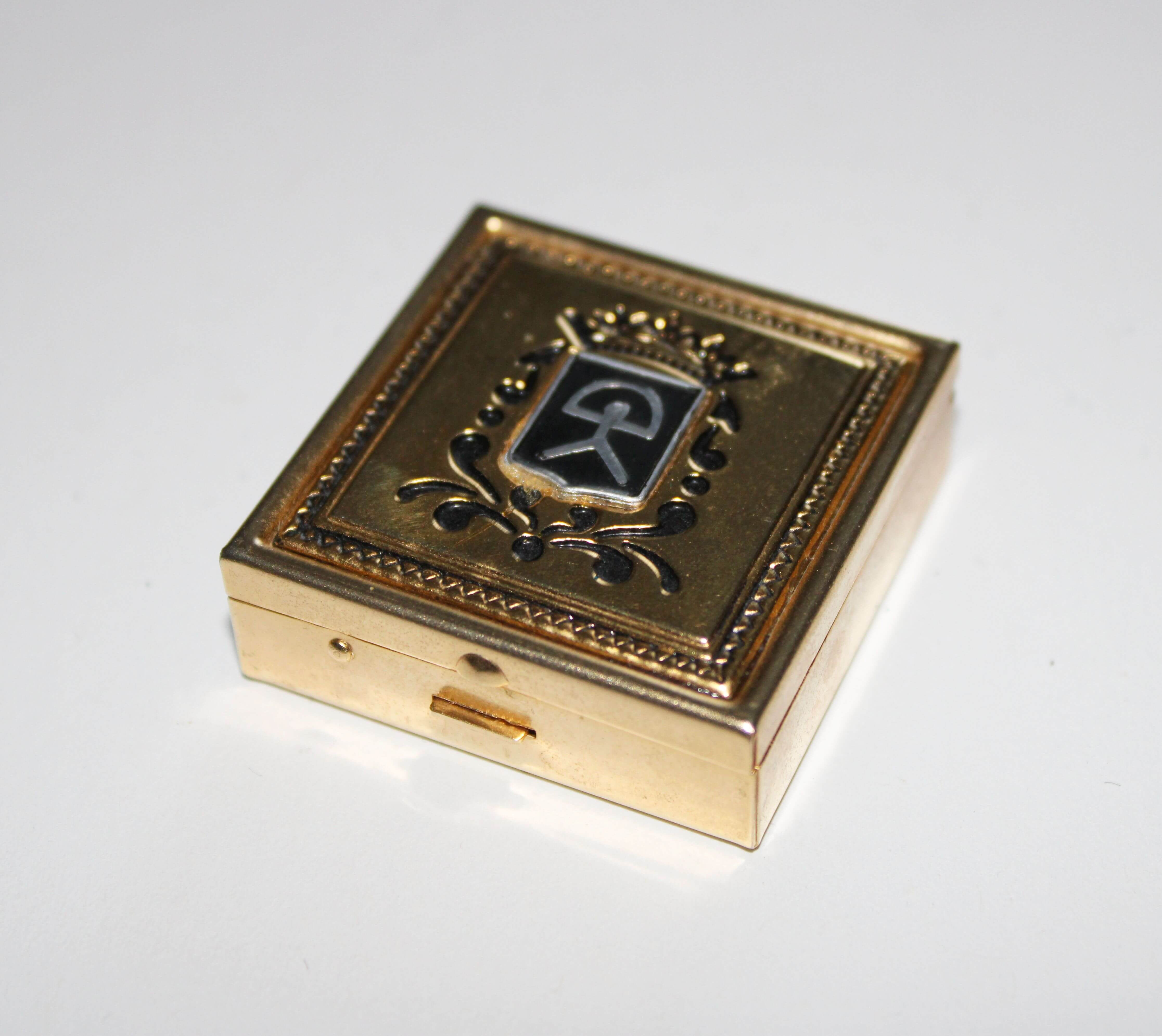Pillendose mit spanischem Motiv - Mayd in Germany Schmuck und Geschenke