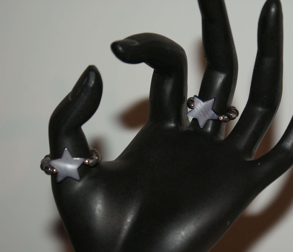 Miniaturbild: Perlmuttringe / Partner-Ringe von Mayd in Germany Edelsteinschmuck