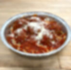 Spaghetti W/ Meatballs or Sausage