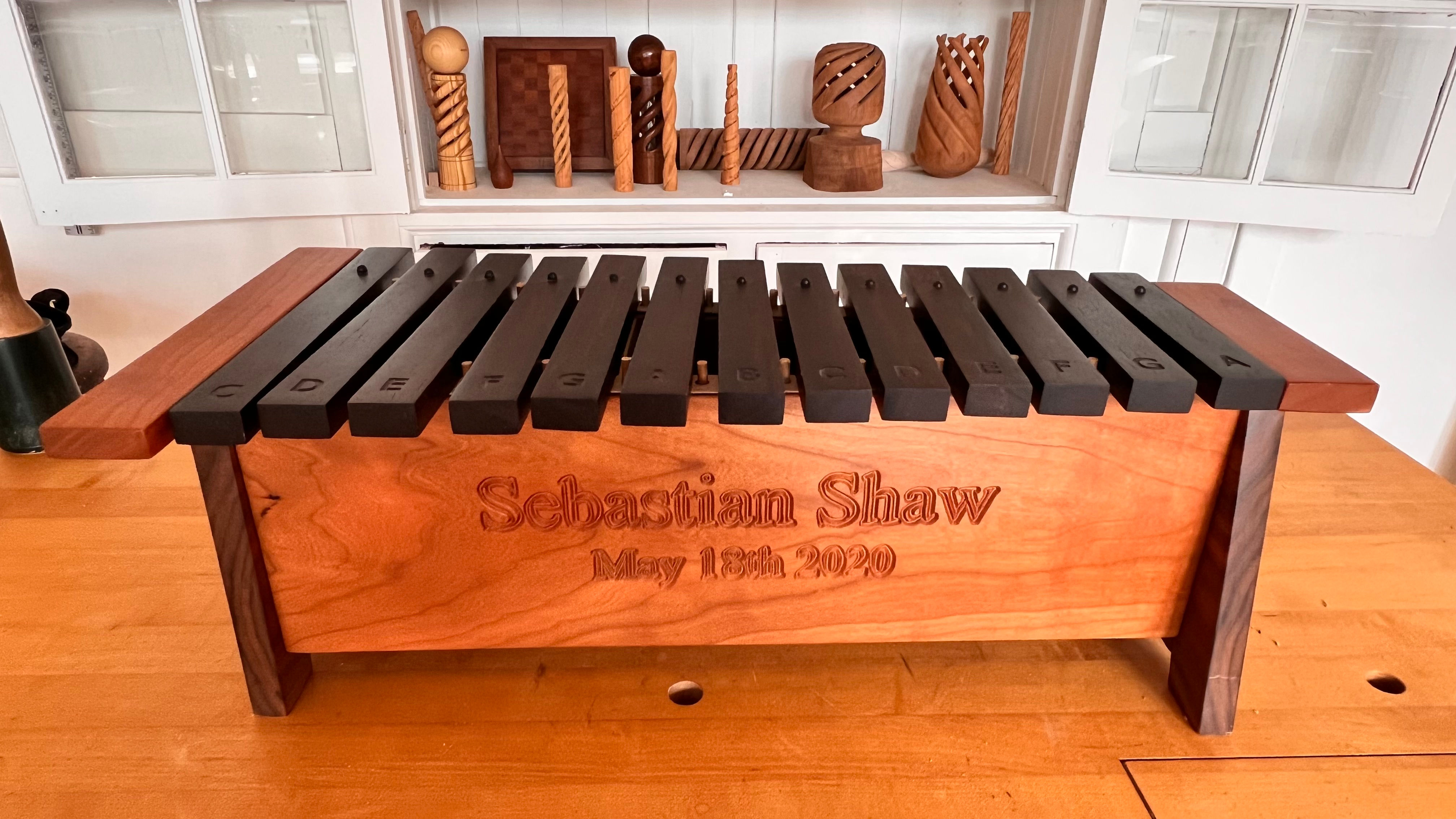 Vintage Xylophone Design Blueprint