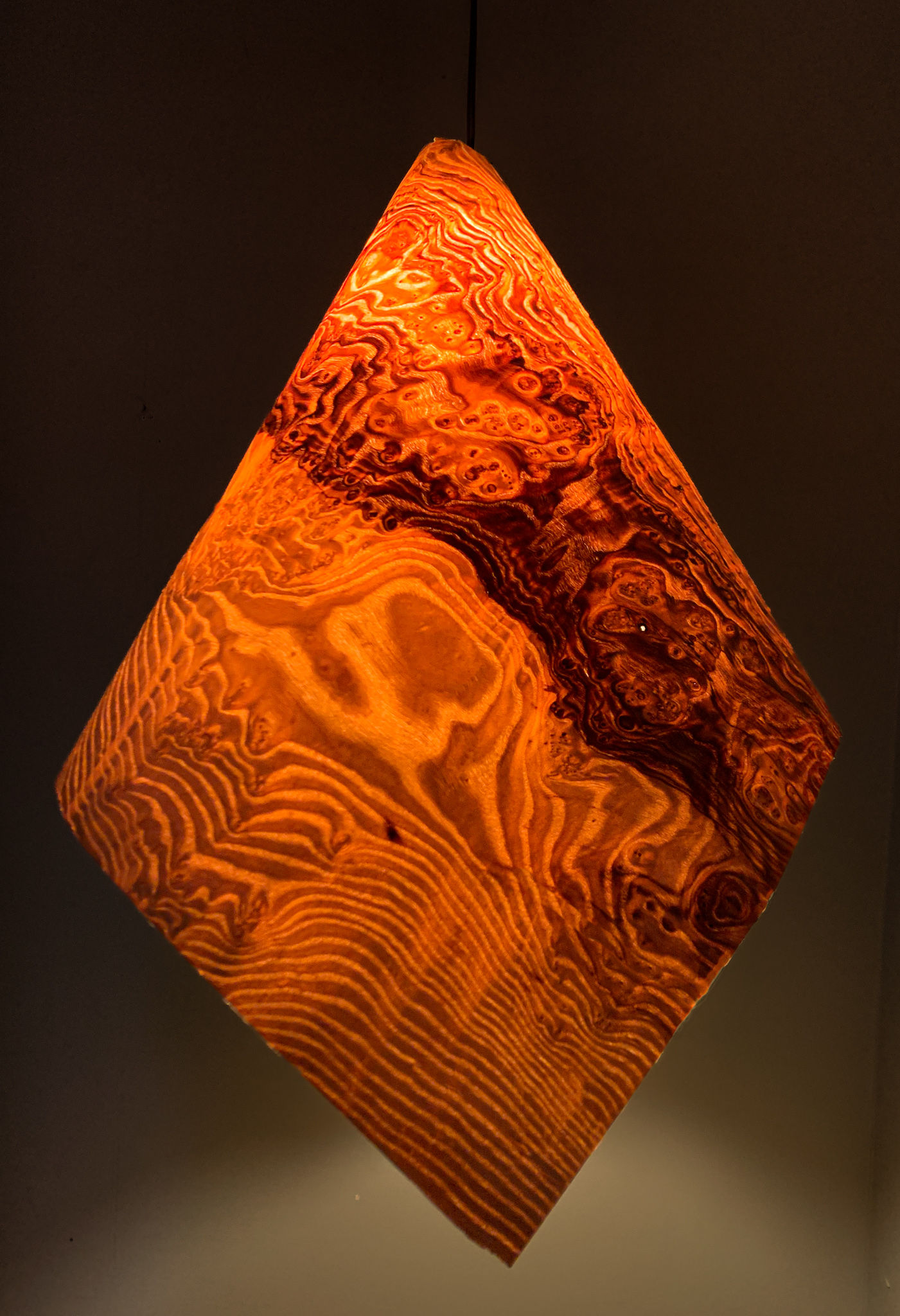 Olive Ash Wood Pendant