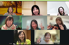 楽しそうなオンラインミーティングの様子