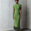 Thumbnail: Halo Dress- elegant green dress, chic cocktail dress