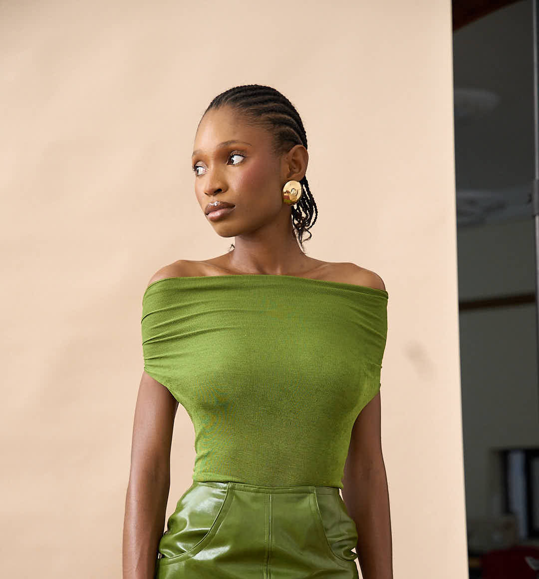 Tassel Body Suit- Green