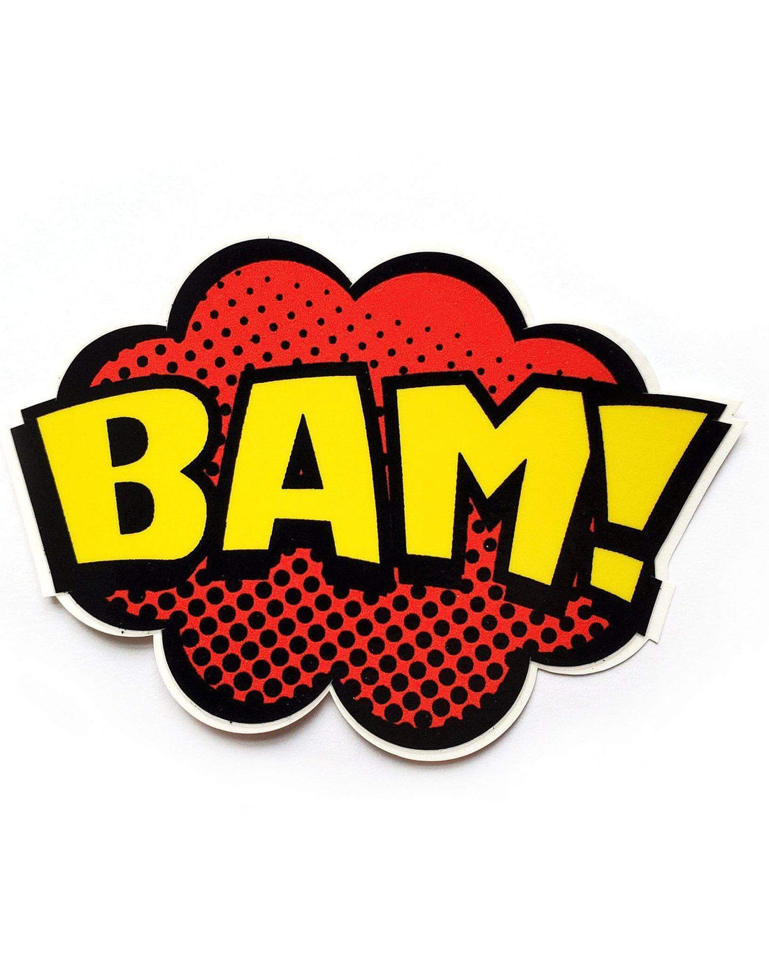 "BAM" Comic Book Sticker