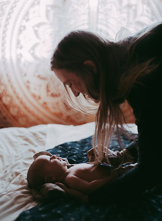 Photo maman et nouveau-né