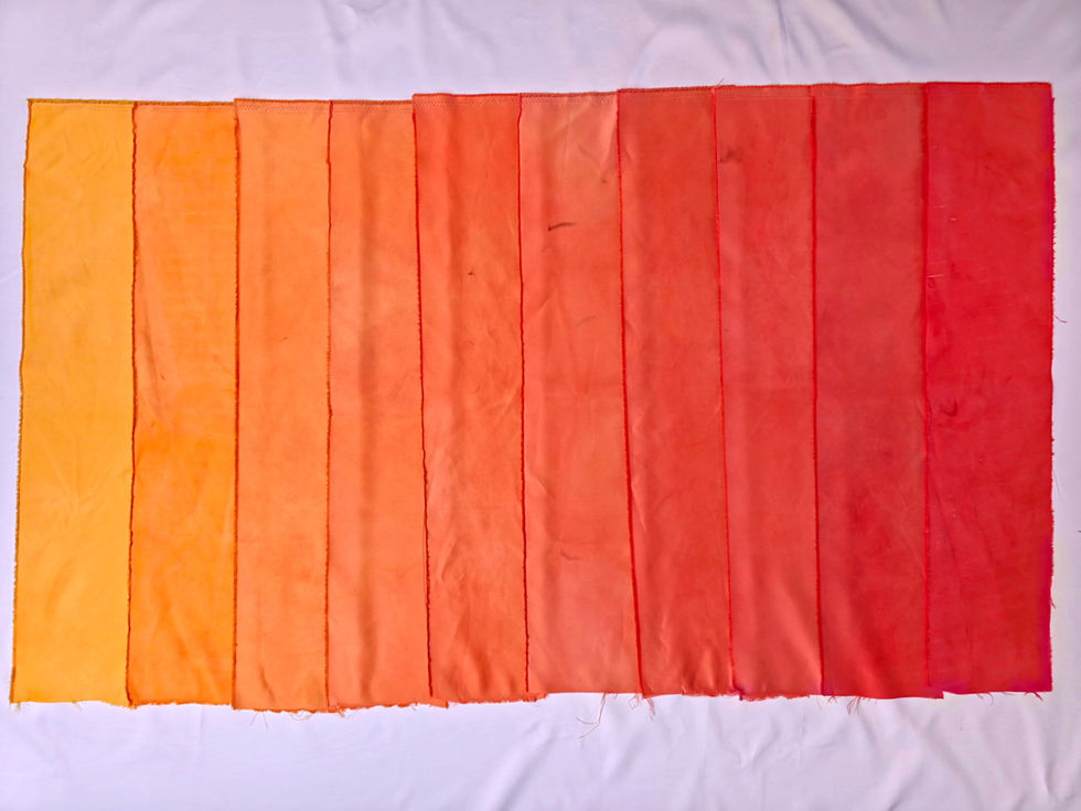 Farbpalette Rot-Orange