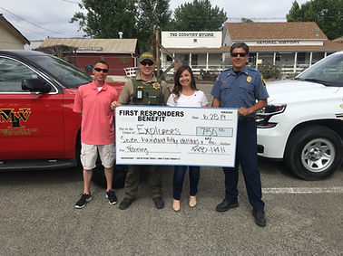 Fire department being awarded grant in the amount of $750.00