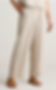 Woman wearing linen pants