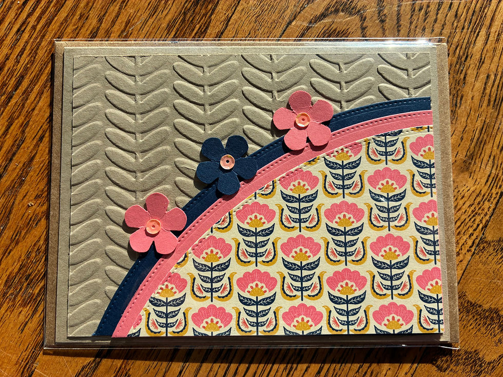 Thumbnail: Pink & Navy Flowers