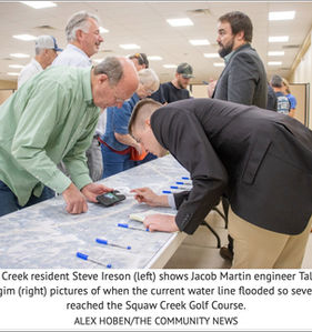 Community News Review: Town Hall Public Meeting, 29 May 2025, Willow Park Squaw Creek Road Reconstruction.