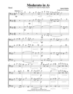 Scholze, Anton - Moderato in Ab - Quartet