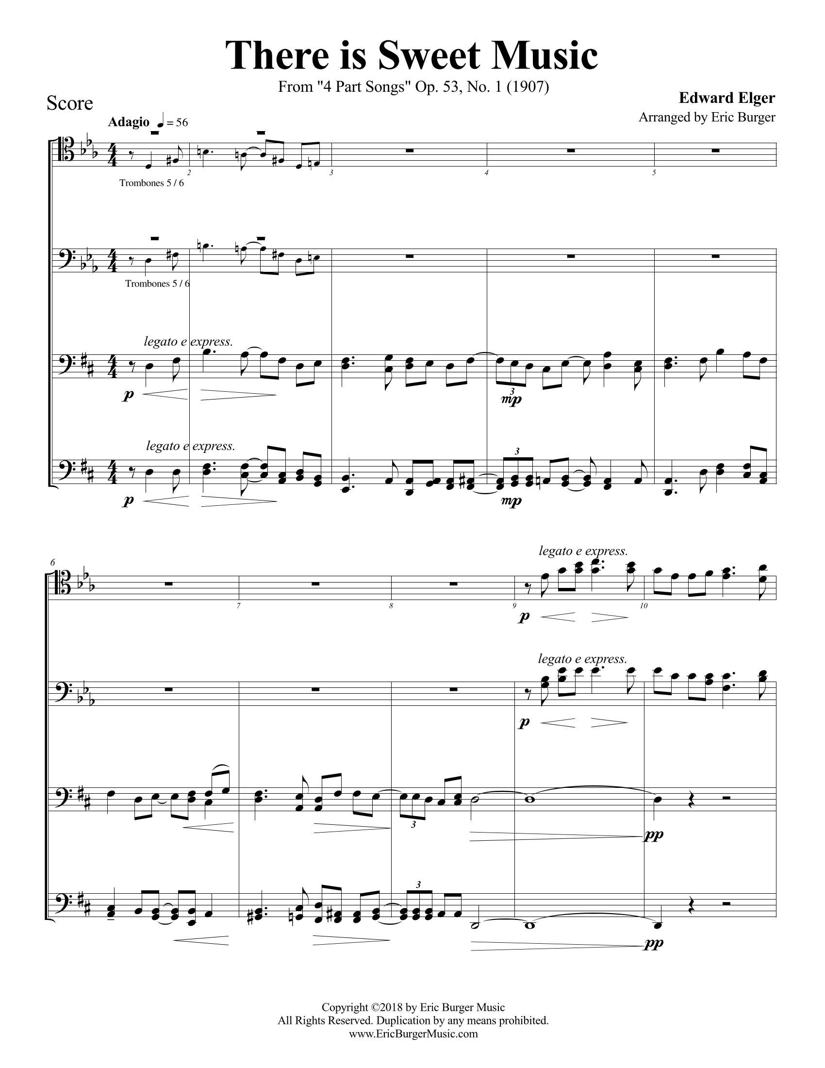 Elger, Edward - There is Sweet Music - Octet