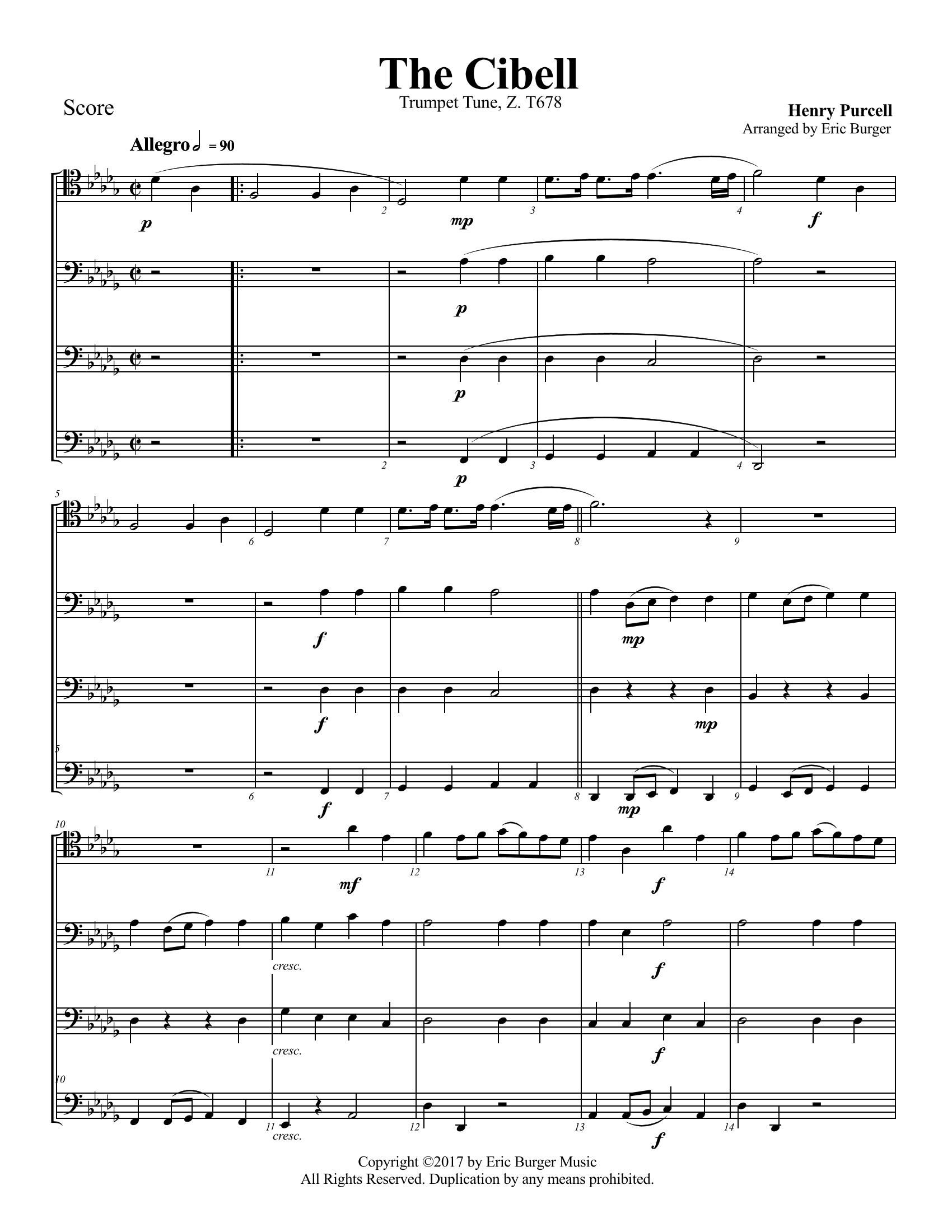 Purcell, Henry - The Cibell - Quartet