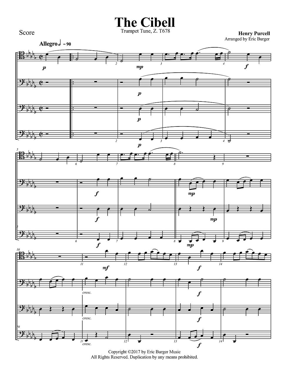 Purcell, Henry - The Cibell - Quartet
