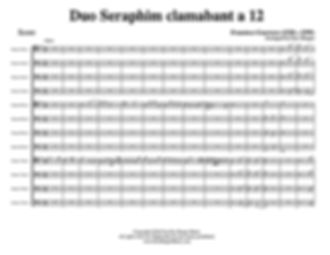 Guerrero, Fransisco -  Duo Seraphim clambant a 12 - Duodectet
