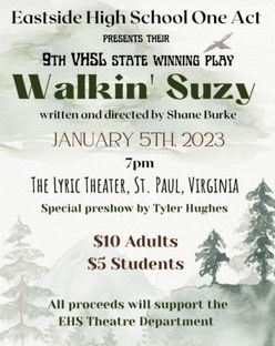 Walkin' Suzy at the Lyric, Jan. 5