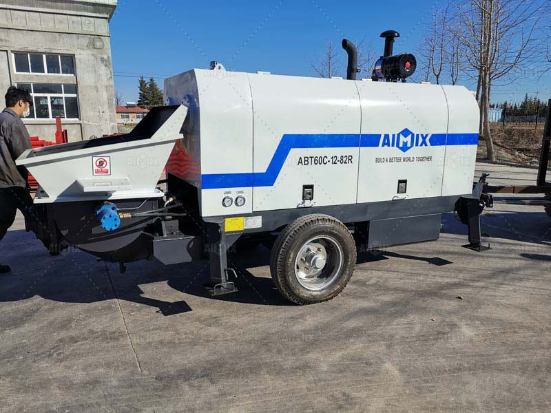 concrete pump trailer
