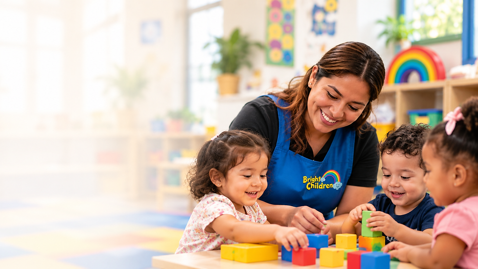 Teacher and Children Building Together.png