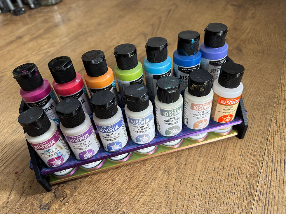 Thumbnail: Jo Sonja Bottle Stand | 14 x 60ml Bottle Spaces