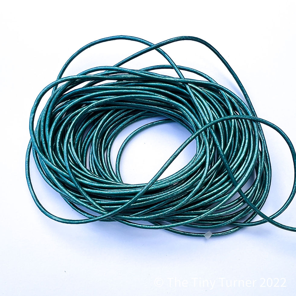 Thumbnail: 1 Meter Length of Leather Cord (2mm Diameter)