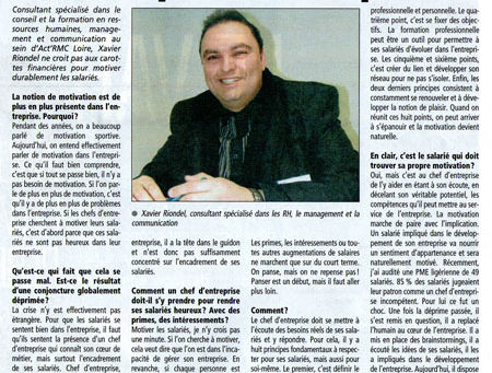 04-06-2010 Xavier Riondel « Panser la crise et repenser l’entreprise »
