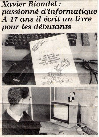 1986 09 06 Loire Matin La Dépêche - Xavier Riondel - Photo 2-001