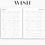 Thumbnail: Planner Inserts - Wish List