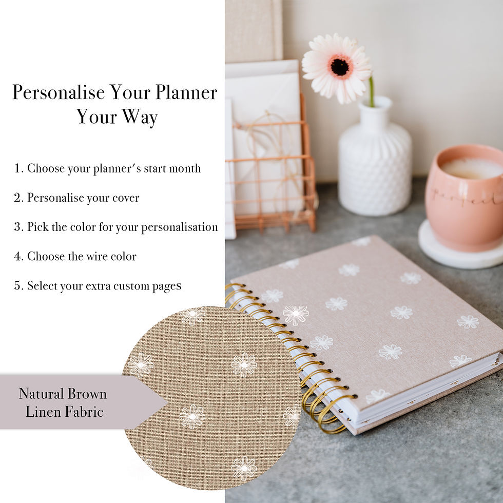 Thumbnail: Dated Planner - Flowers