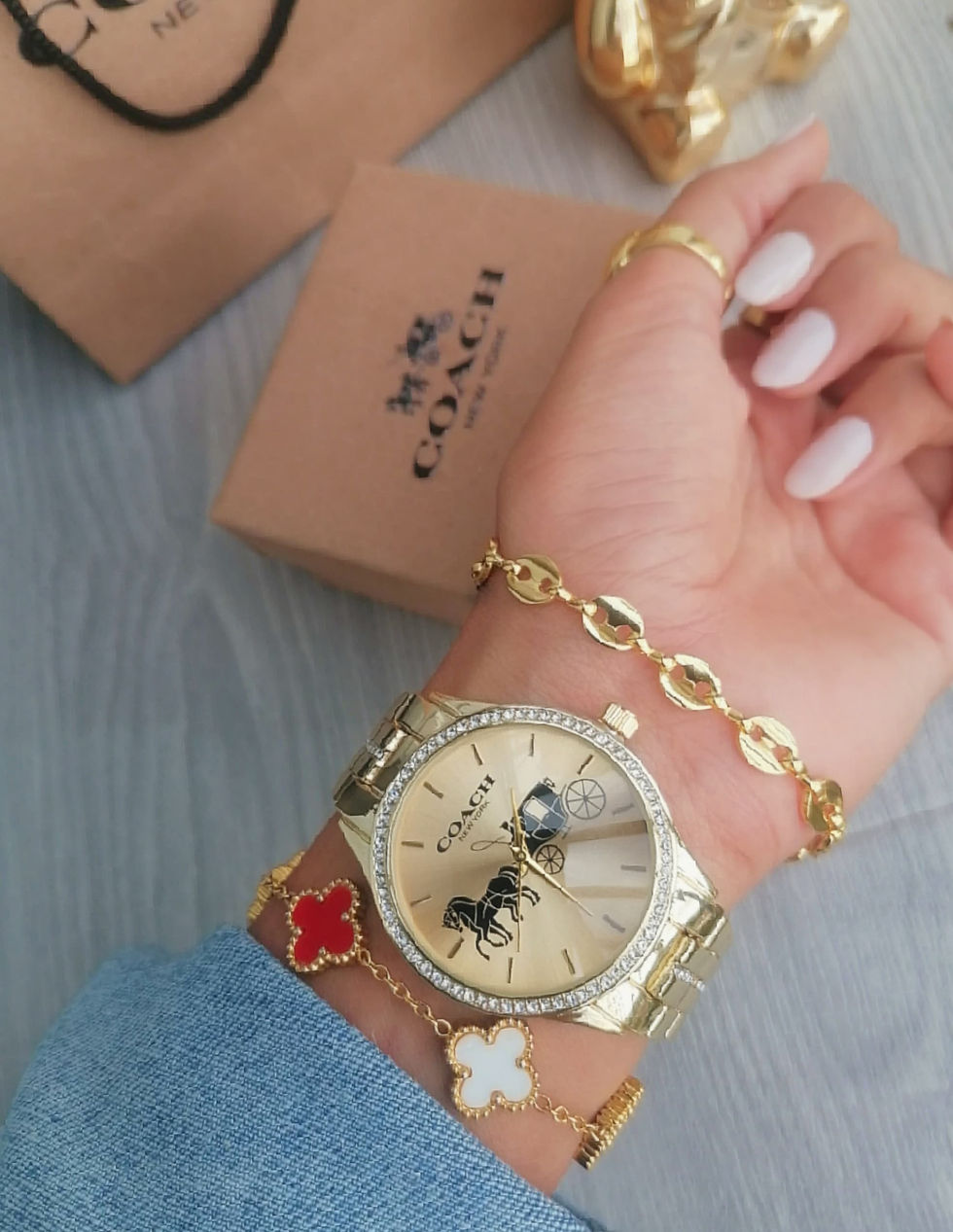 Miniatura: Reloj Coach de lujo ✨🤩
