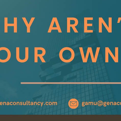 Why aren’t you your own boss?