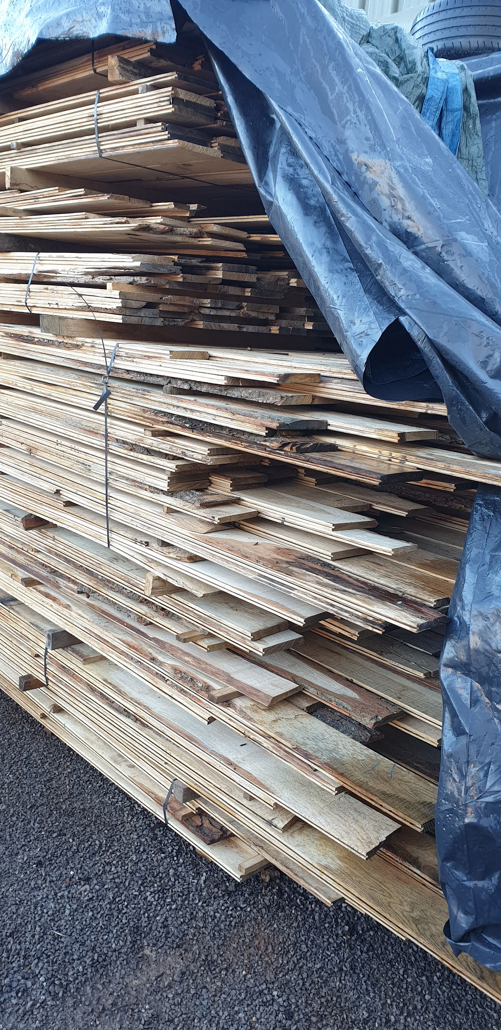 Thumbnail: Air Dried Oak Tongue and Groove Boards | Variable Sizes | 140mm wide |