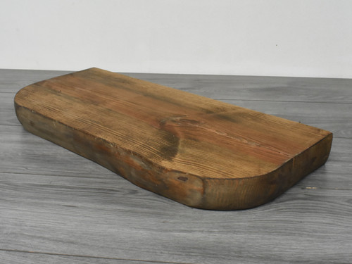 One Side Rounded Shelf Rounded Edged Pine Shelf | Swindon Oak