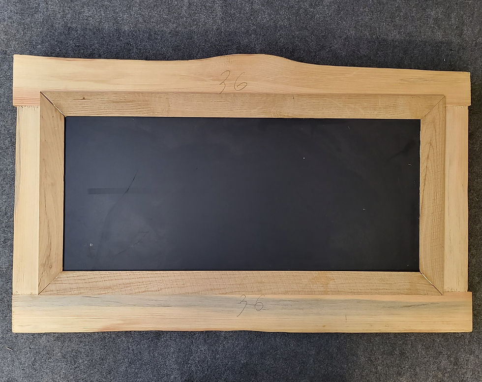 Thumbnail: Live Edge Thick Pine mirror