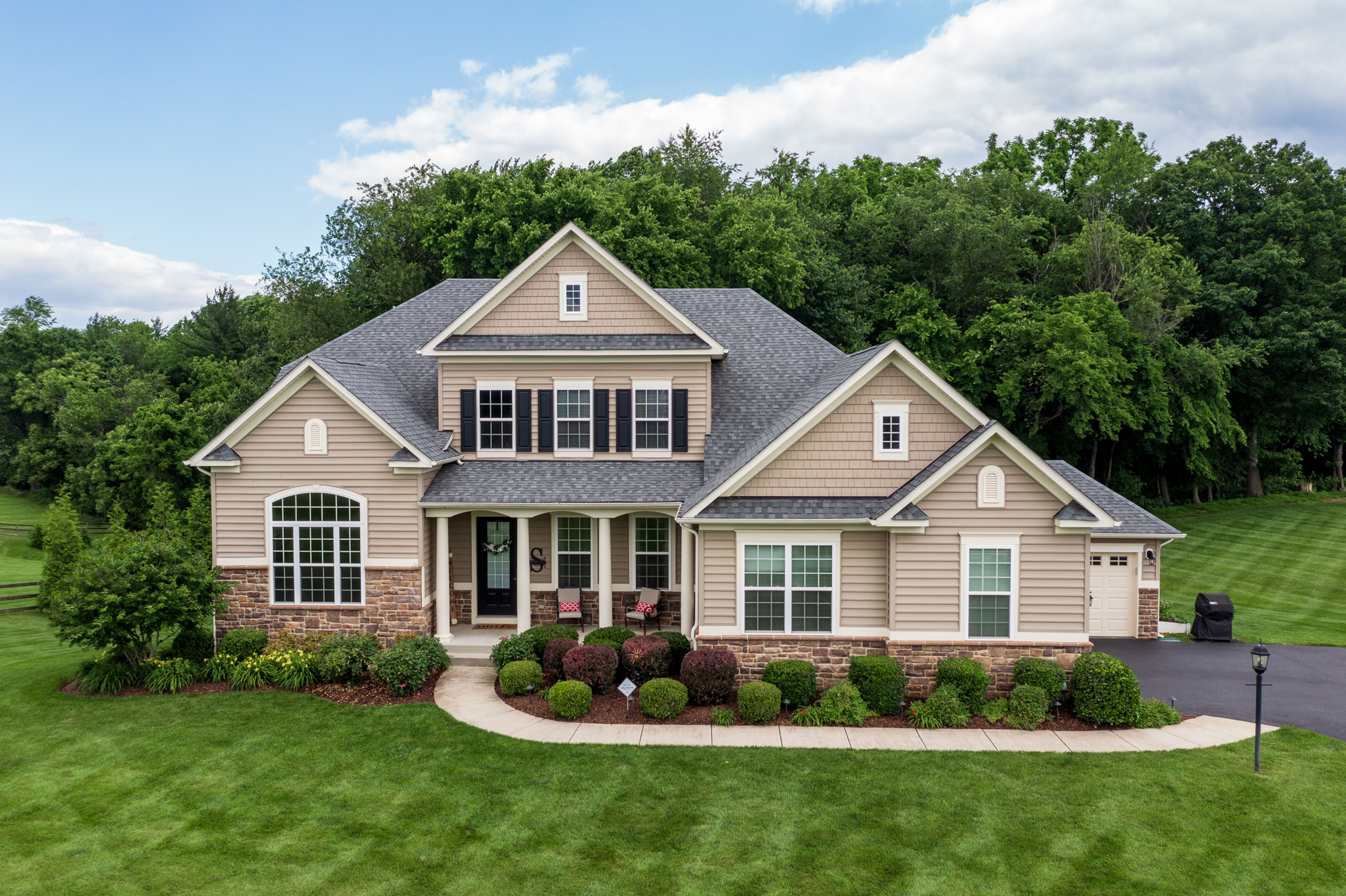 Property photographed by a drone